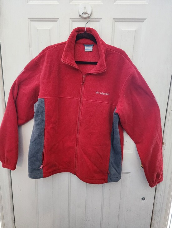 Columbia Other - Columbia Mens Size XL Red And Gray  Fleece Jacket .Excellent Condition Soft And